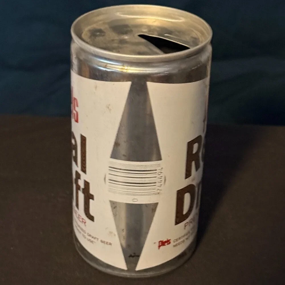 Piels Real Draft  vintage beer can
